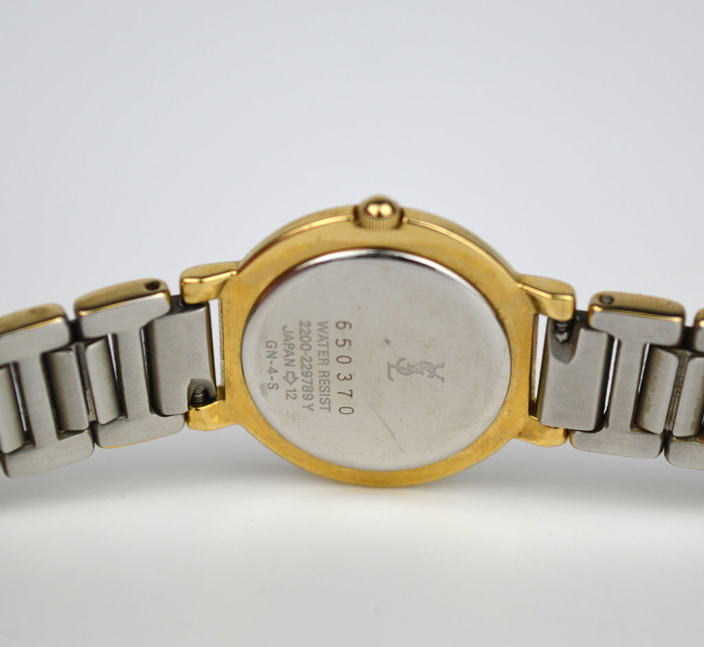 YSL VINTAGE COLLIER WATCH WITH BOX