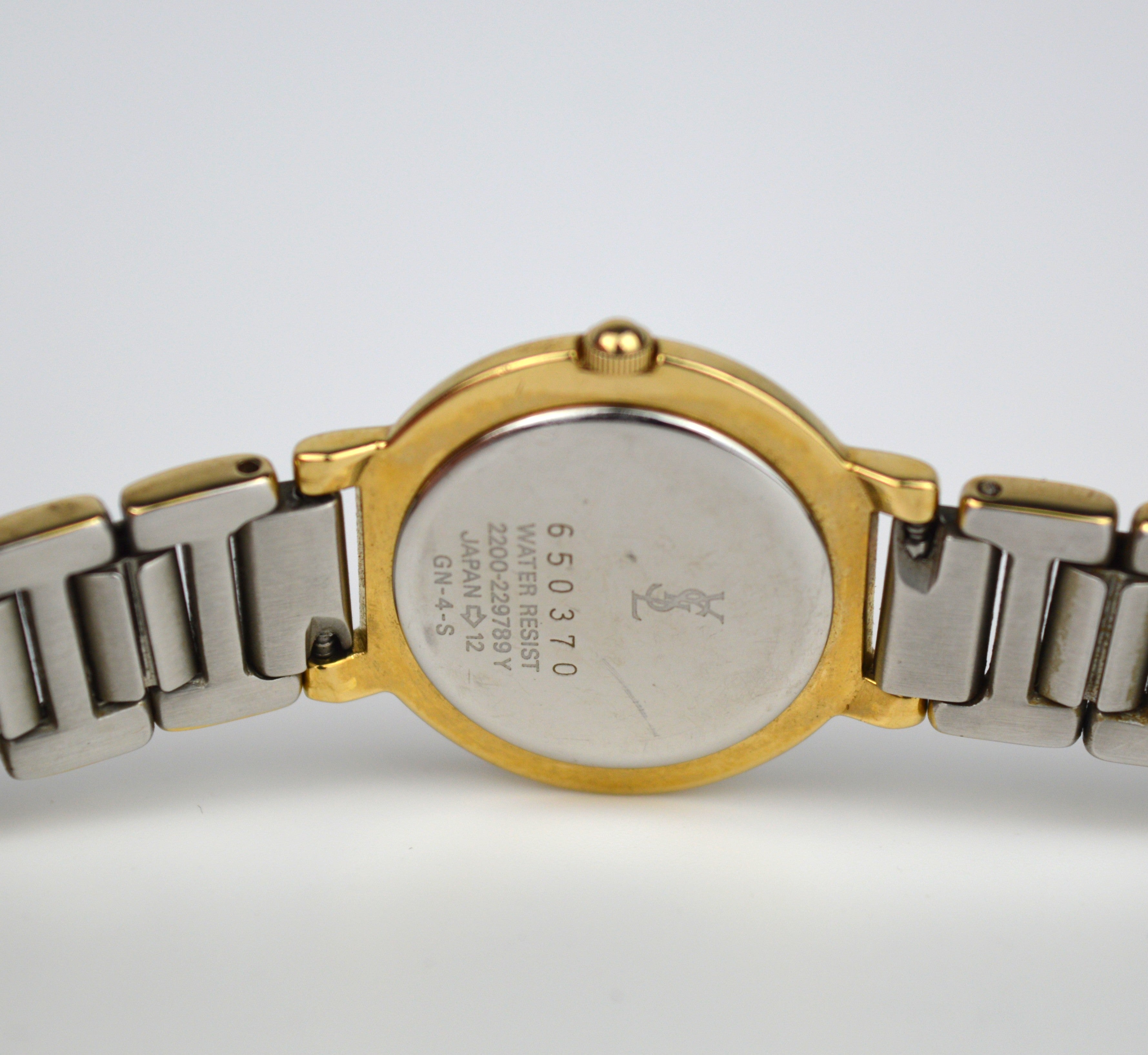 YSL VINTAGE COLLIER WATCH WITH BOX
