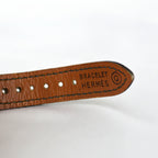 HERMES KELLY OSTRICH WATCH WITH DUSTBAG