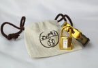 HERMES KELLY OSTRICH WATCH WITH DUSTBAG