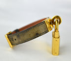 HERMES KELLY OSTRICH WATCH WITH DUSTBAG
