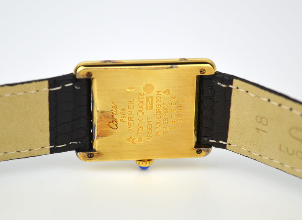 CARTIER MUST TANK LM 59000 WITH WATCH