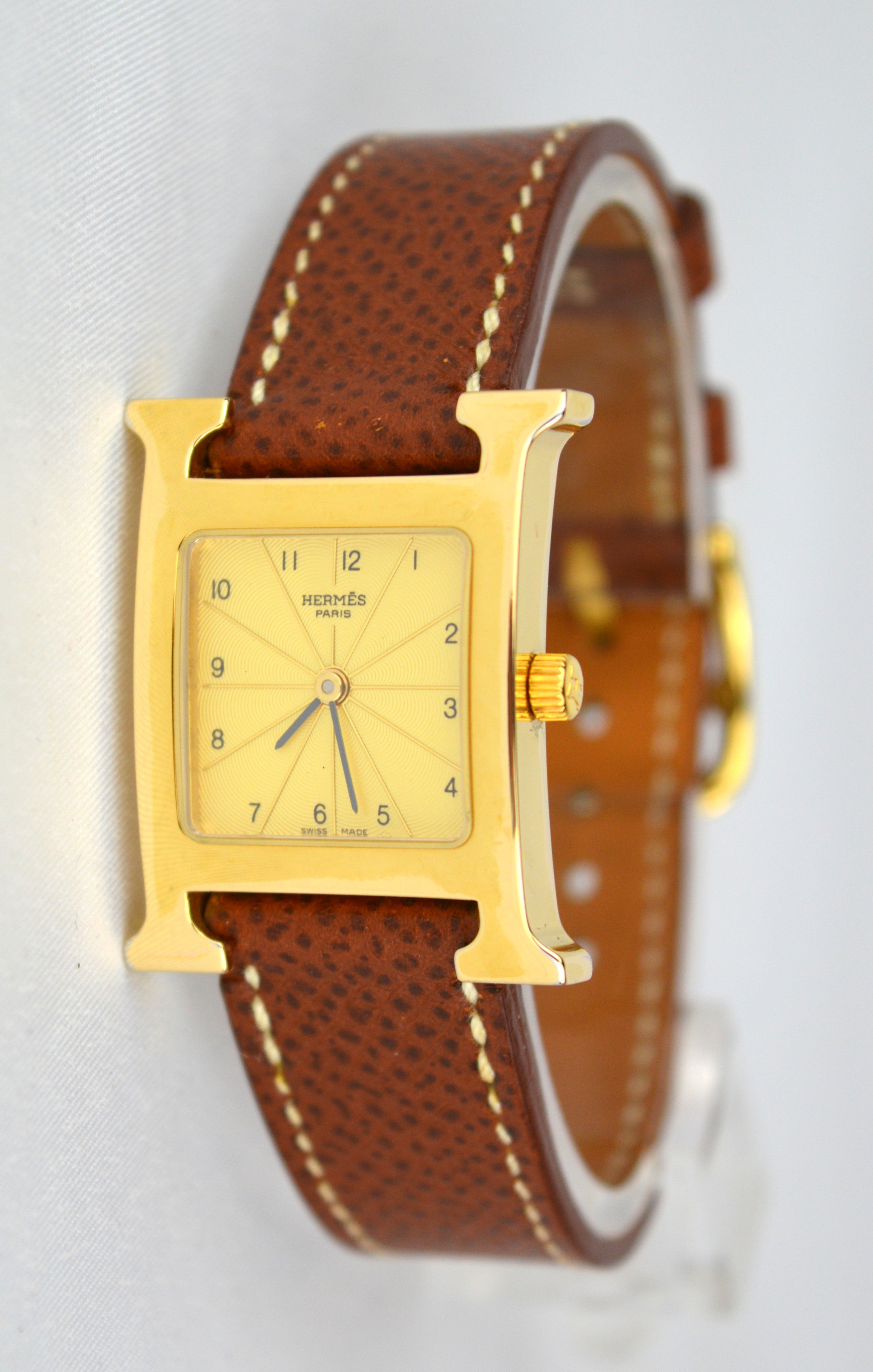 HERMES H HEURE DBL TOUR HH1.210 WATCH