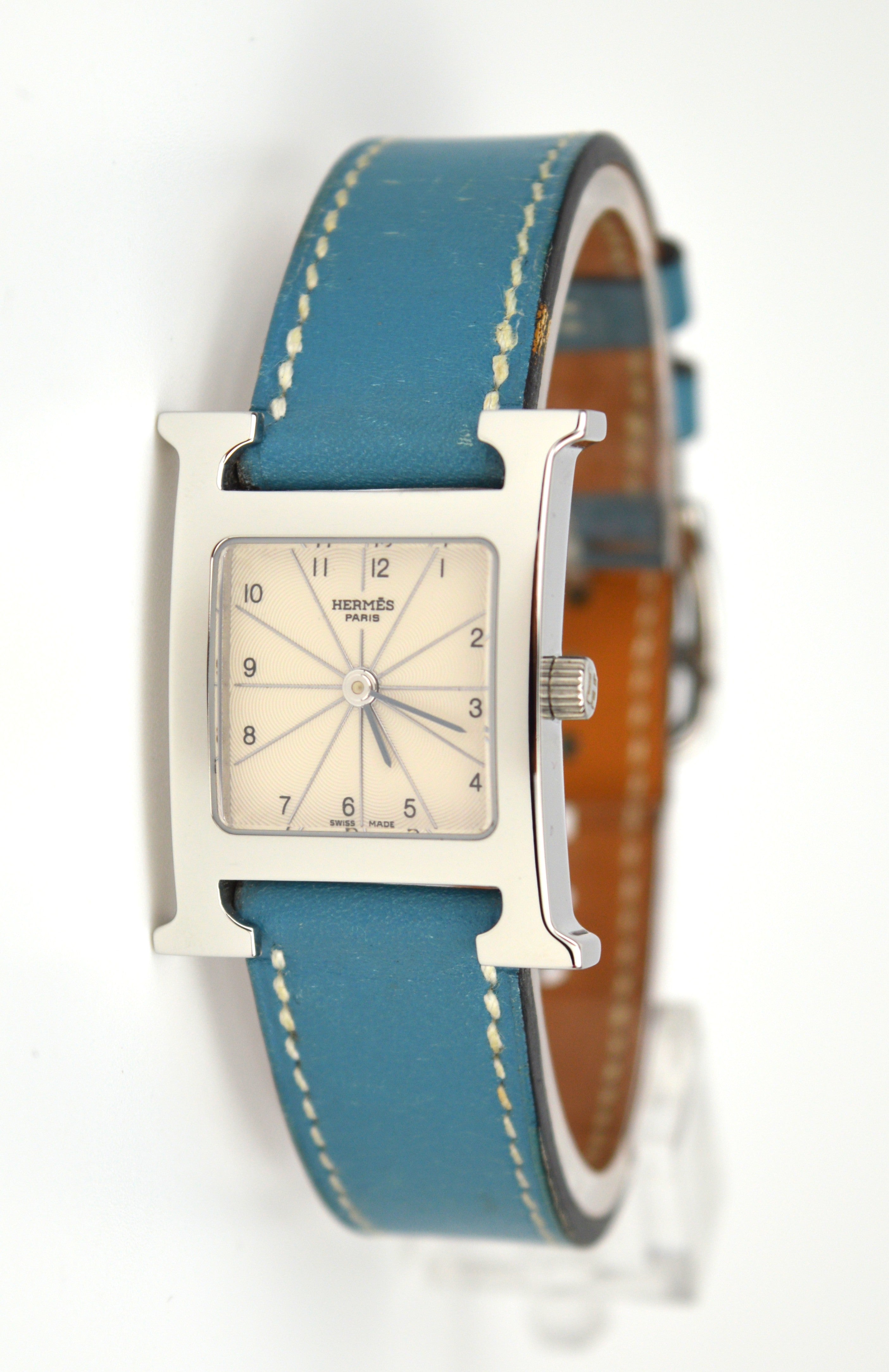 HERMES H HEURE VINTAGE CLASSIC WATCH