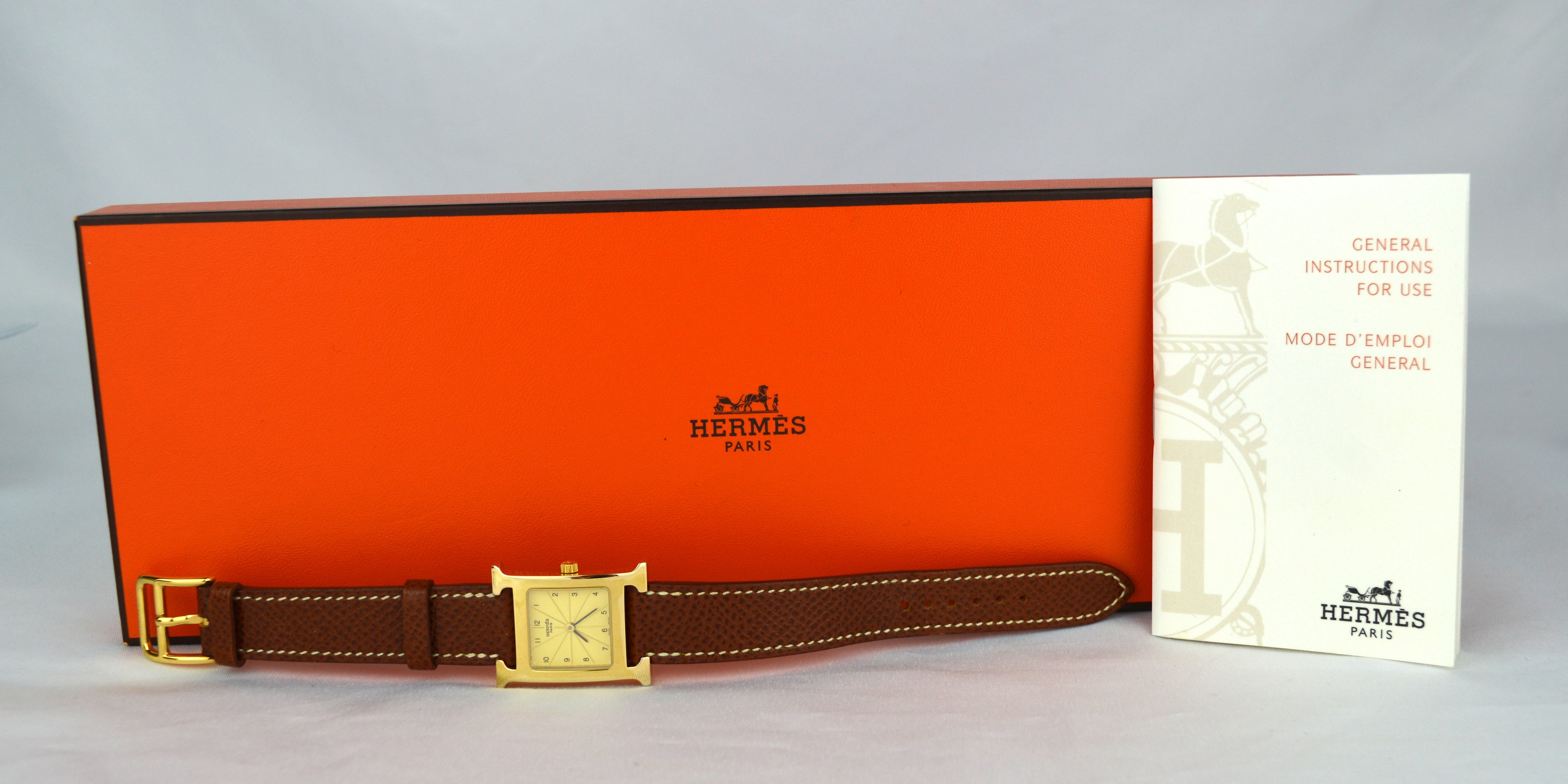 HERMES H HEURE DBL TOUR HH1.210 WATCH