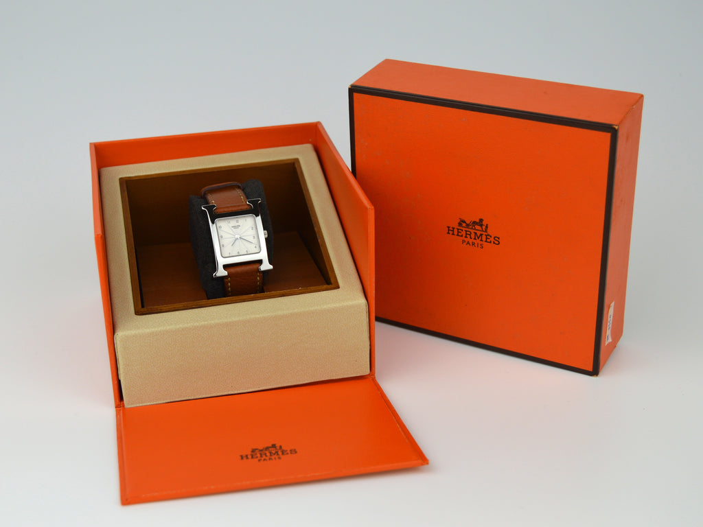 HERMES H HEURE HH1.210 WATCH WITH BOX