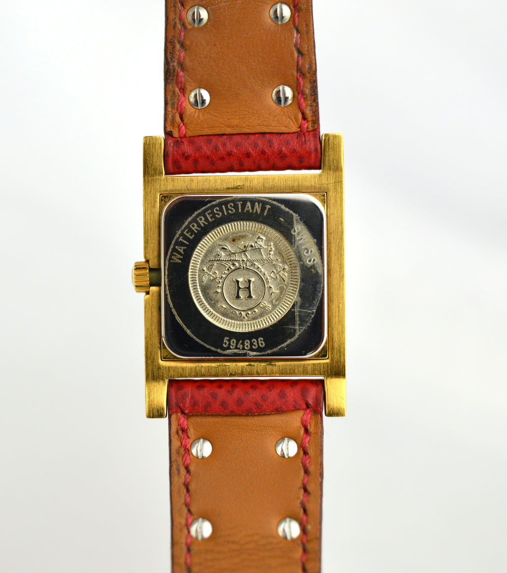 HERMES MEDOR VINTAGE WATCH WITH BOX