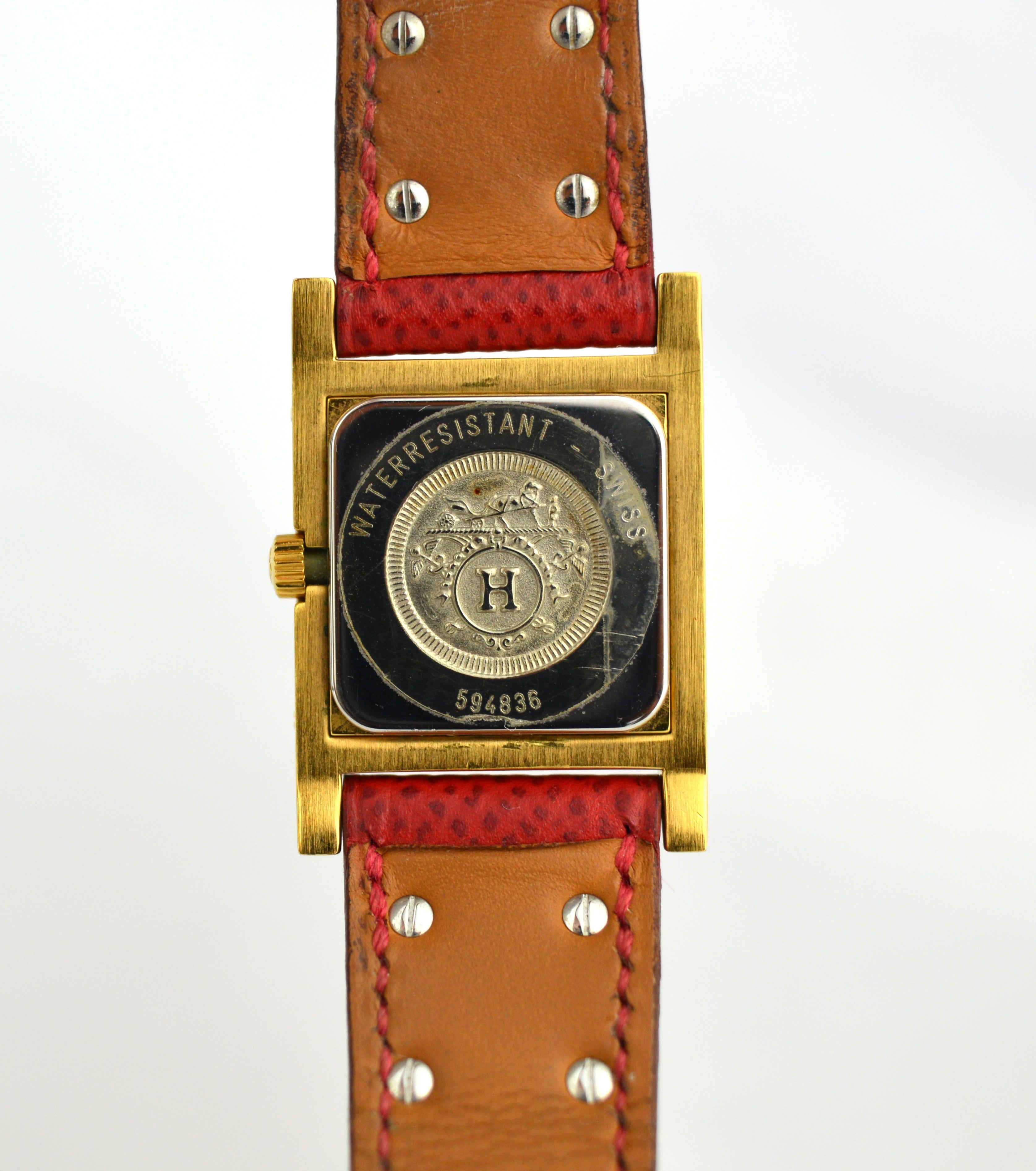 HERMES MEDOR VINTAGE WATCH WITH BOX
