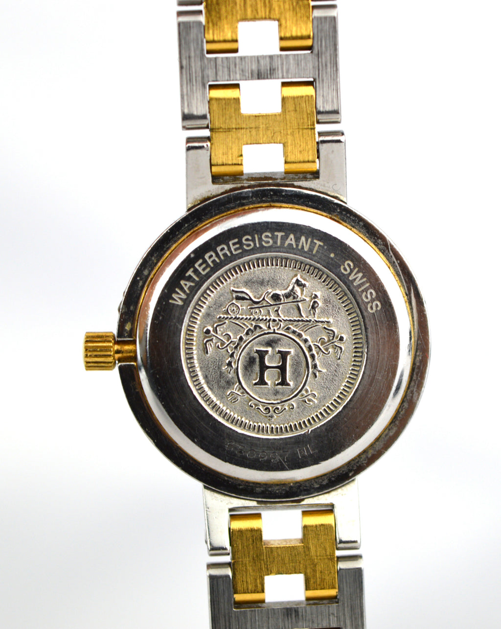 HERMES CLIPPER VINTAGE WATCH WITH BOX