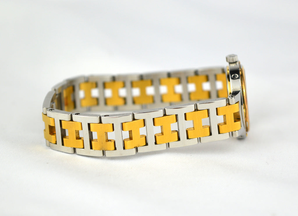 HERMES CLIPPER VINTAGE WATCH WITH BOX