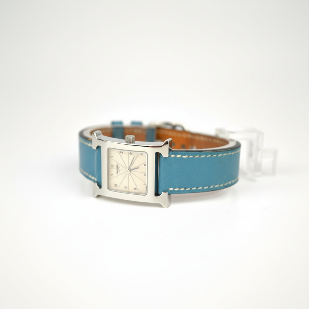 HERMES H HEURE VINTAGE CLASSIC WATCH