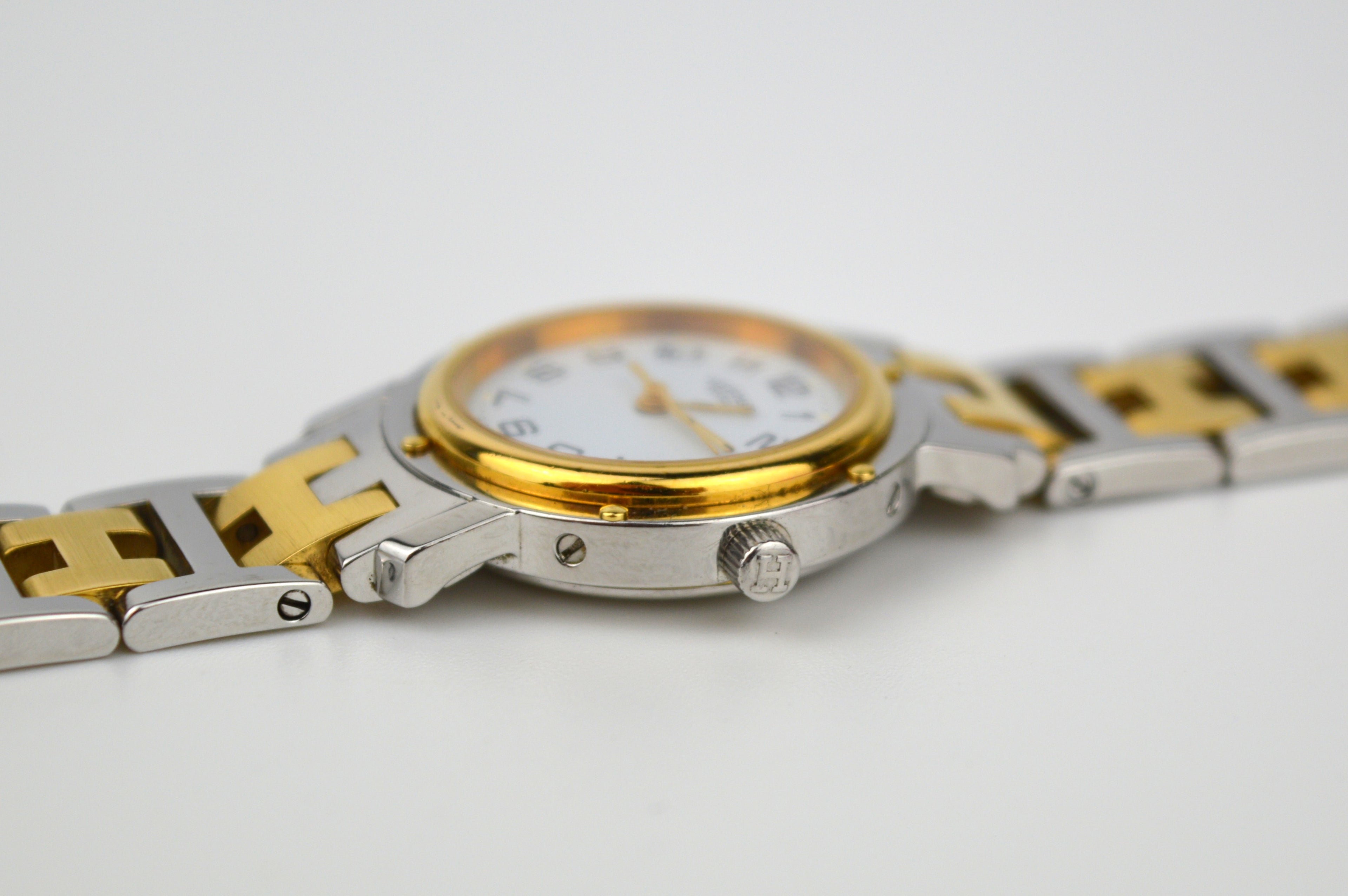 HERMES CLIPPER VINTAGE WATCH FULL SET