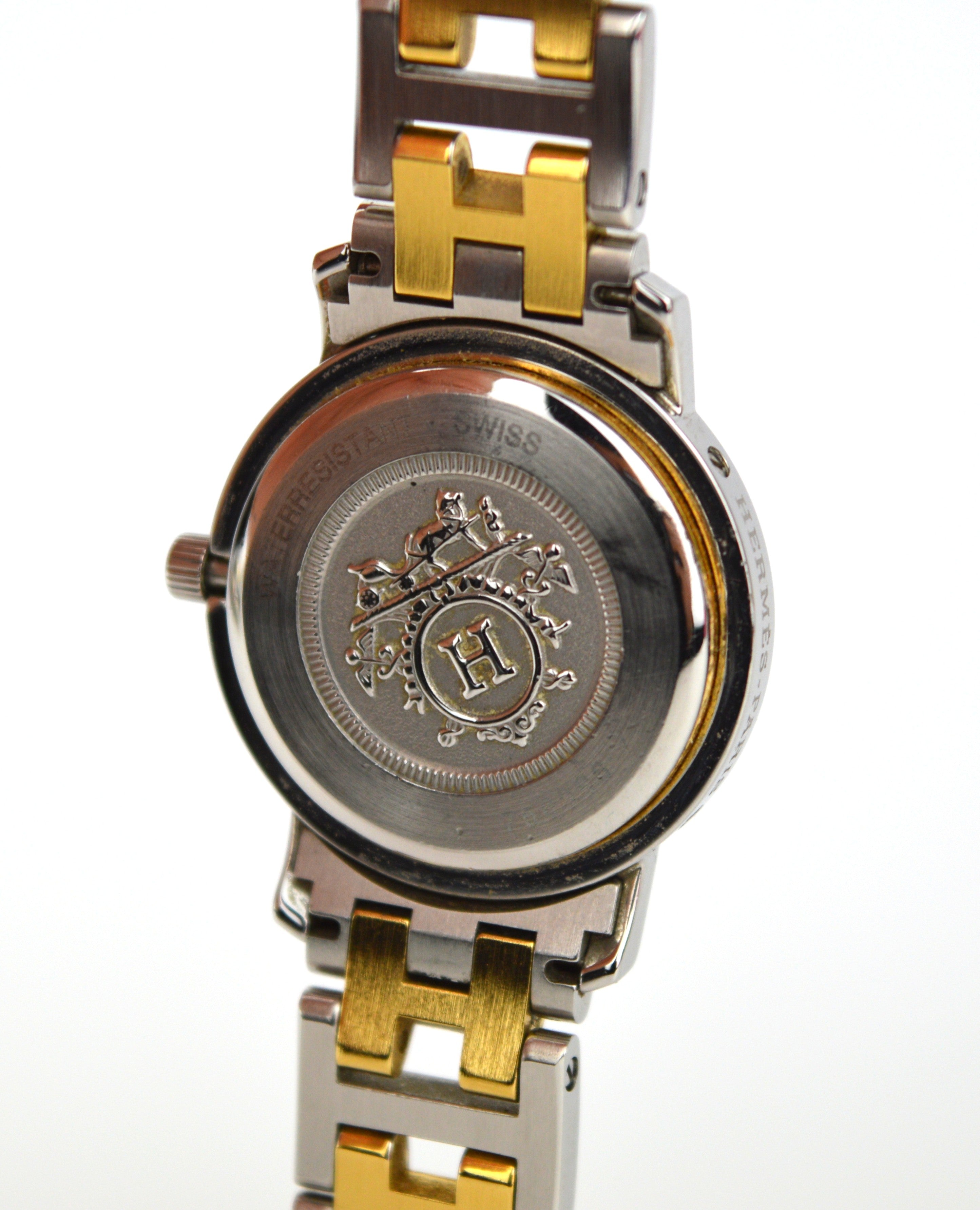 HERMES CLIPPER VINTAGE WATCH FULL SET