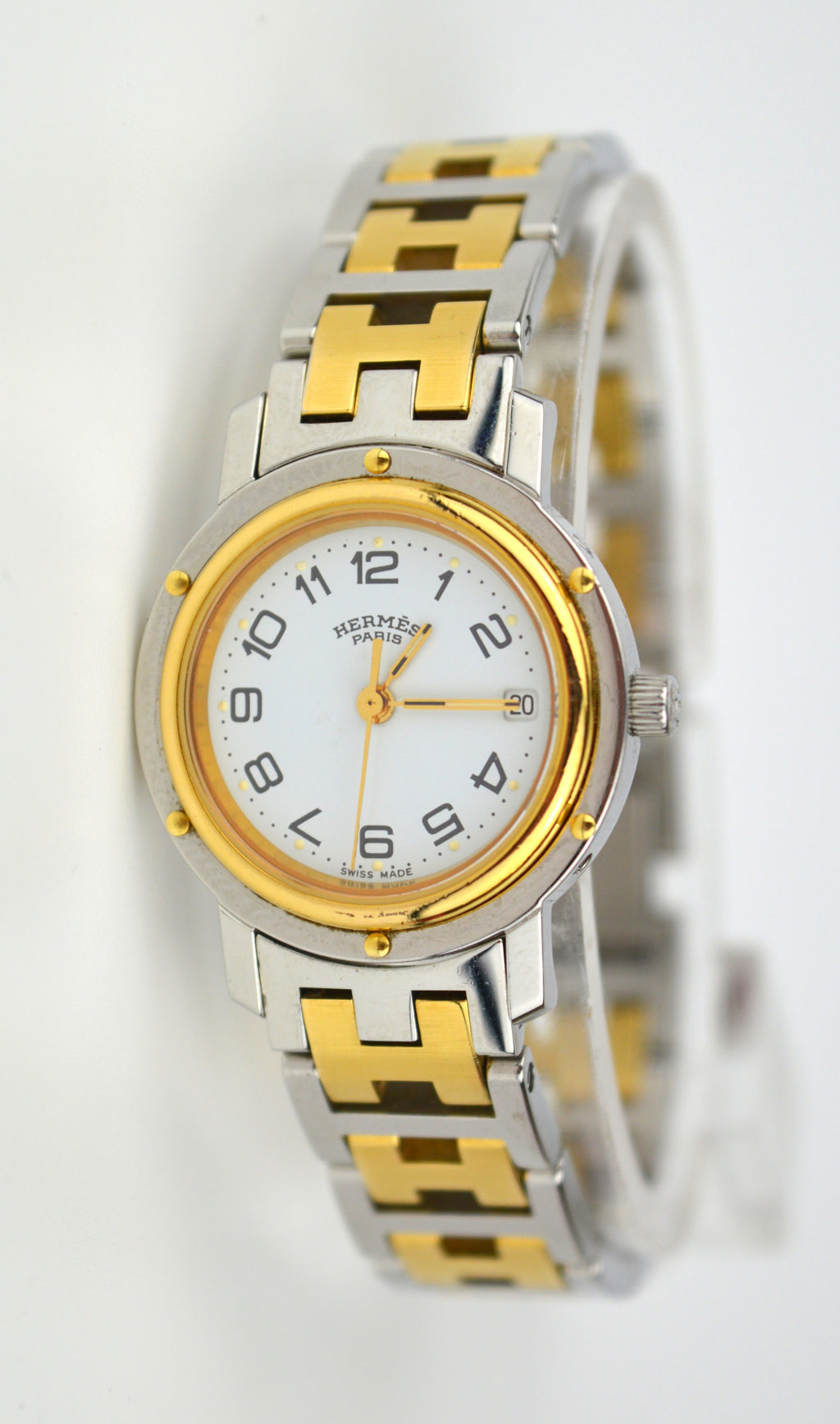 HERMES CLIPPER VINTAGE WATCH FULL SET