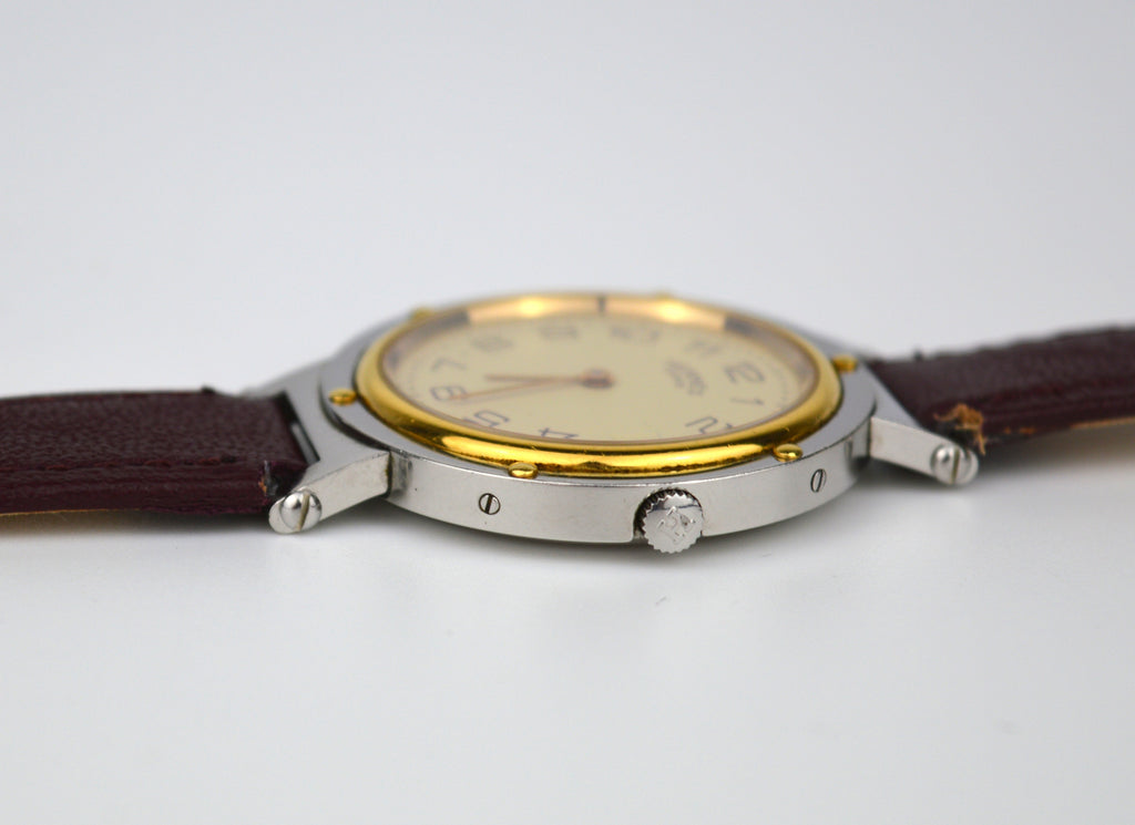 HERMES CLIPPER VINTAGE WATCH FULL SET