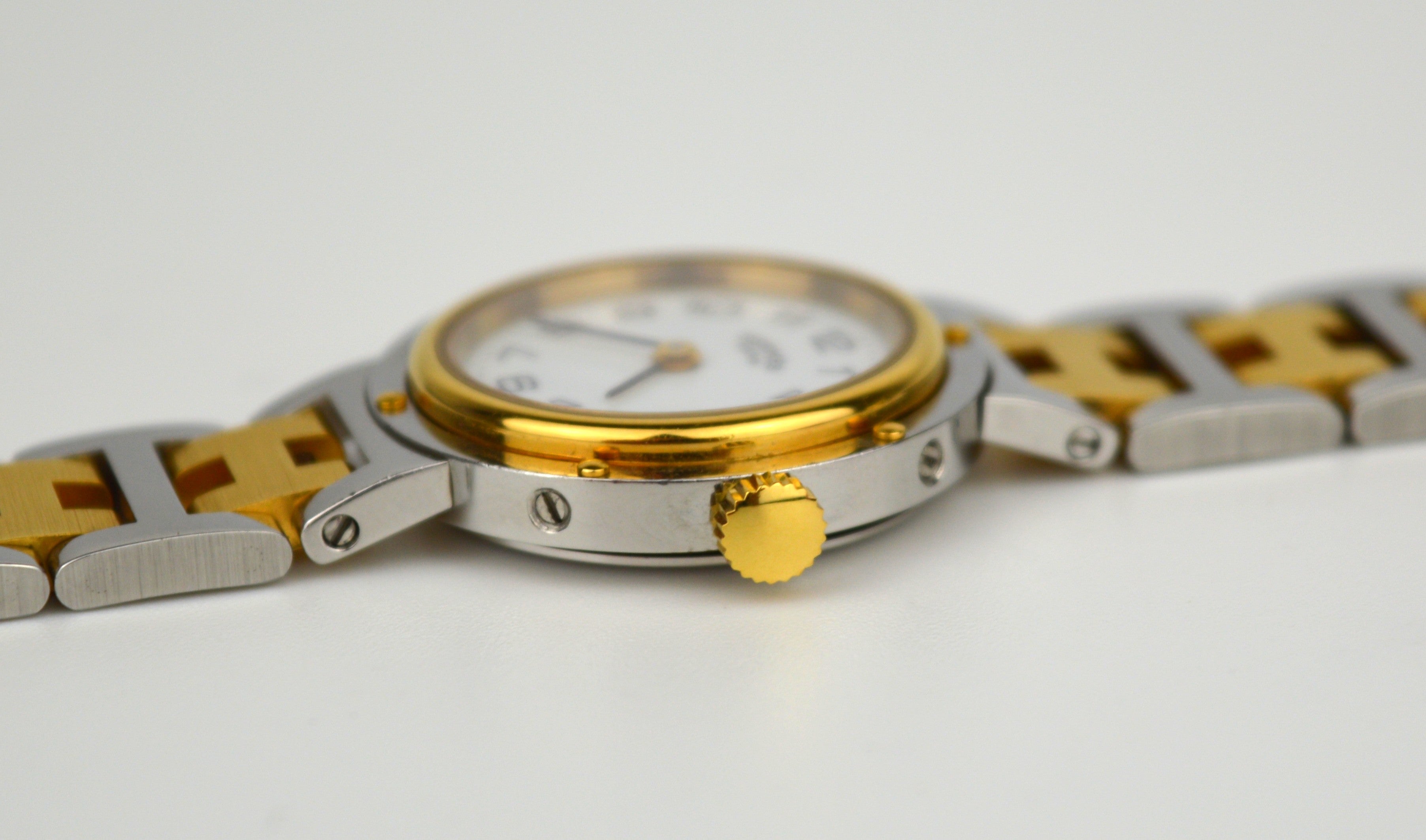 HERMES CLIPPER VINTAGE WATCH FULL SET
